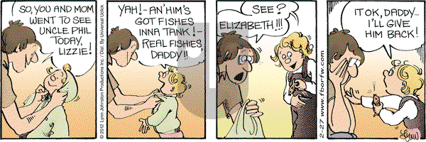 For Better or For Worse - Monday February 27, 2012 Comic Strip