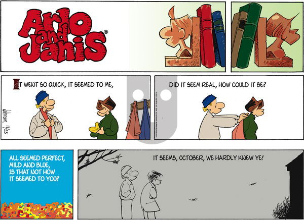 Arlo and Janis - Sunday November 28, 2021 Comic Strip