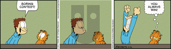 Garfield - Monday November 6, 2017 Comic Strip