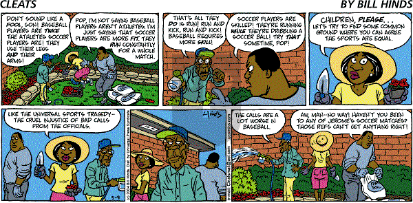 Cleats - Sunday May 9, 2004 Comic Strip