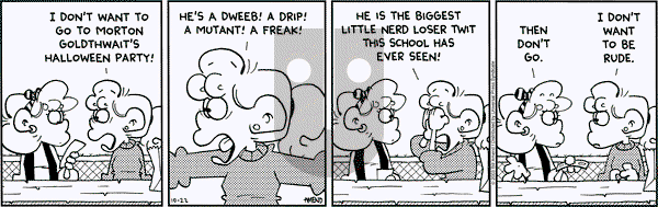 FoxTrot on Wednesday October 22, 2003 Comic Strip