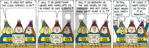 Cathy Classics on Friday December 31, 1999 Comic Strip