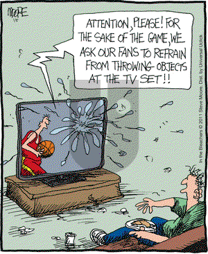 In the Bleachers - Wednesday January 5, 2011 Comic Strip