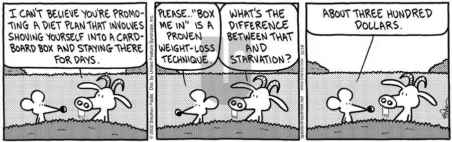 Pearls Before Swine - Tuesday November 19, 2002 Comic Strip