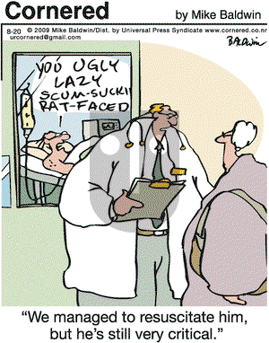 Cornered on Thursday August 20, 2009 Comic Strip