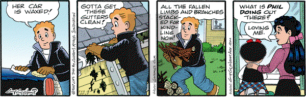 Nancy on Monday February 13, 2017 Comic Strip