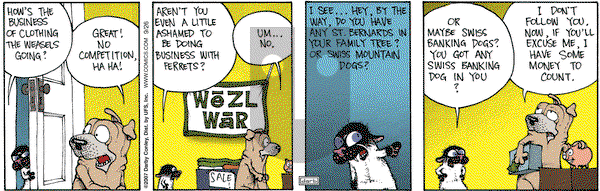 Get Fuzzy on Wednesday September 26, 2007 Comic Strip