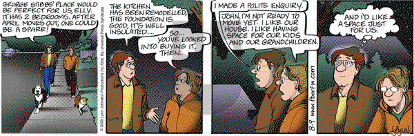For Better or For Worse on Wednesday August 9, 2006 Comic Strip