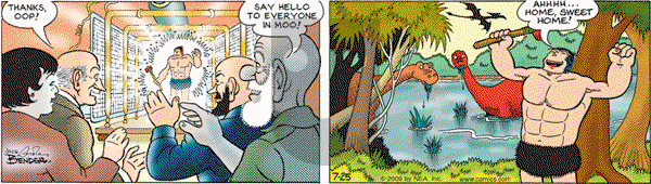 Alley Oop on Saturday July 25, 2009 Comic Strip