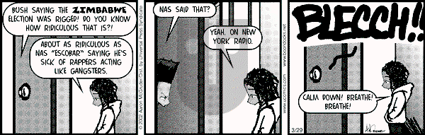 The Boondocks on Friday October 30, 2009 Comic Strip