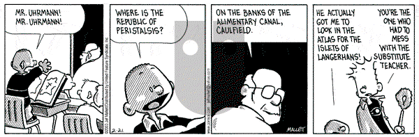 Frazz on Friday February 21, 2003 Comic Strip