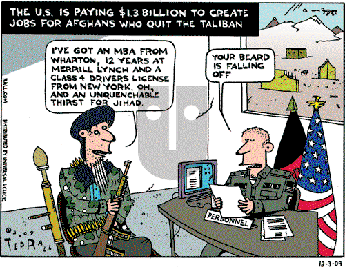 Ted Rall on Thursday December 3, 2009 Comic Strip