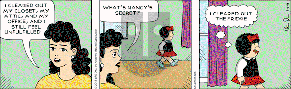 Nancy on Friday June 8, 2018 Comic Strip