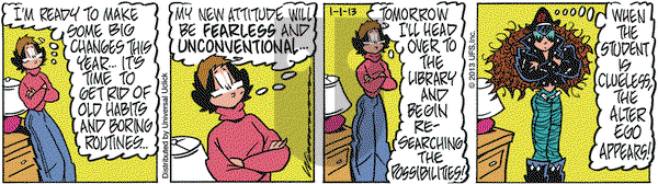 Rose is Rose on Tuesday January 1, 2013 Comic Strip