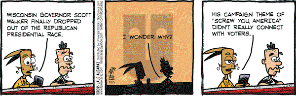 La Cucaracha on Monday October 5, 2015 Comic Strip