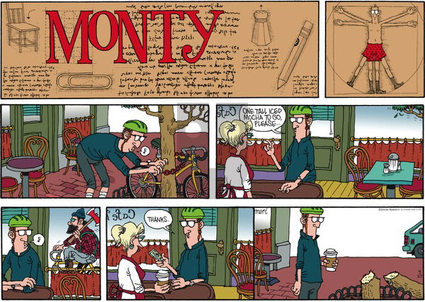 Monty on Sunday April 27, 2014 Comic Strip