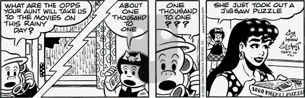 Nancy on Wednesday October 2, 2002 Comic Strip
