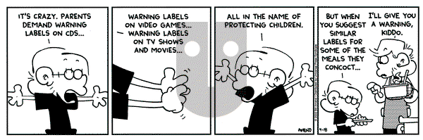FoxTrot - Thursday April 18, 2002 Comic Strip