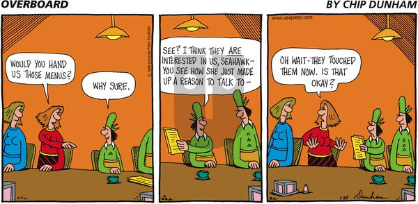 Overboard on Sunday January 25, 1998 Comic Strip