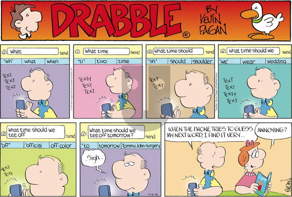 Drabble on Sunday November 6, 2016 Comic Strip