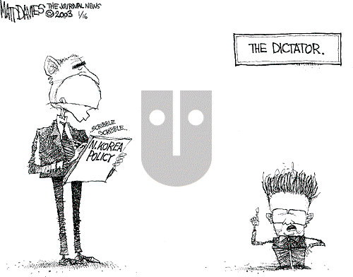 Matt Davies on Wednesday January 15, 2003 Comic Strip