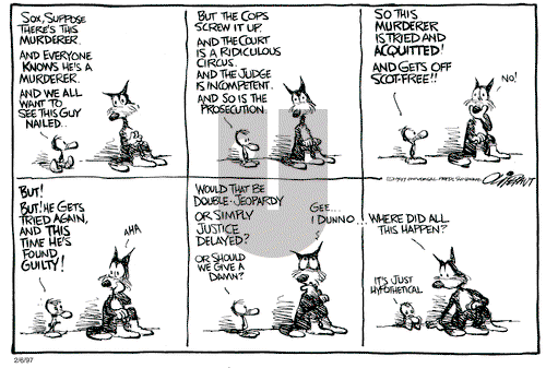 Pat Oliphant on Tuesday May 13, 1997 Comic Strip