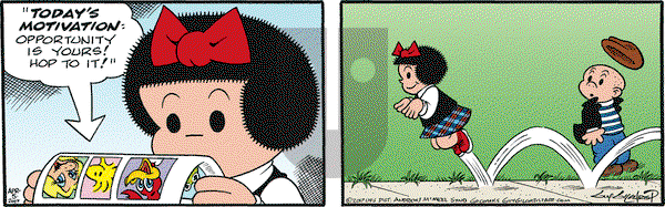 Nancy on Wednesday April 5, 2017 Comic Strip