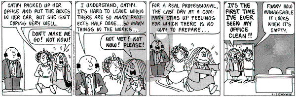 Cathy Classics on Friday June 13, 1997 Comic Strip