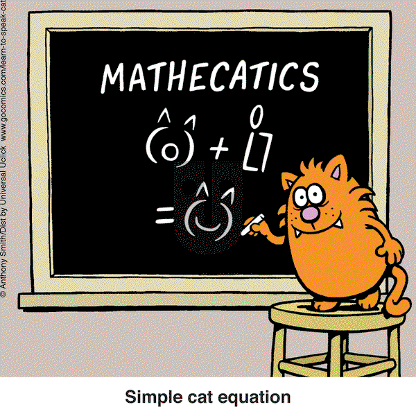 Learn to Speak Cat - Wednesday October 9, 2019 Comic Strip