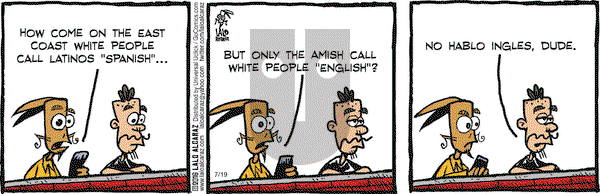 La Cucaracha on Tuesday July 19, 2016 Comic Strip