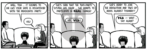 The Boondocks on Saturday February 10, 2001 Comic Strip