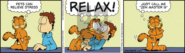 Garfield - Monday July 27, 2015 Comic Strip