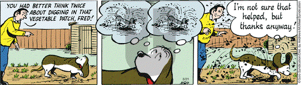 Fred Basset on Tuesday March 21, 2017 Comic Strip