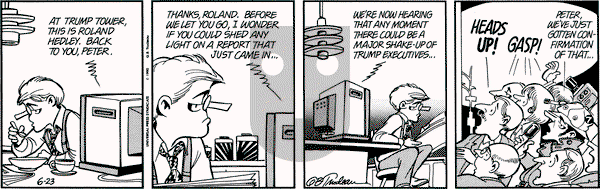 Doonesbury on Saturday June 23, 1990 Comic Strip