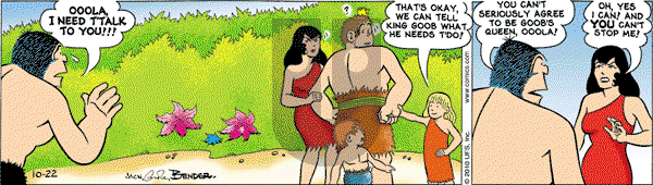Alley Oop on Friday October 22, 2010 Comic Strip