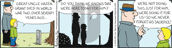 The Born Loser on Monday May 30, 2016 Comic Strip
