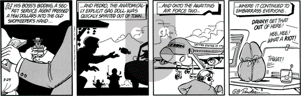 Doonesbury on Thursday March 29, 1990 Comic Strip