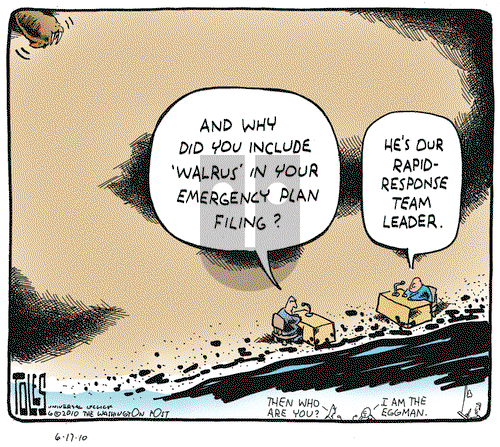 Tom Toles on Thursday June 17, 2010 Comic Strip