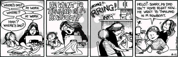 For Better or For Worse - Wednesday September 12, 1979 Comic Strip