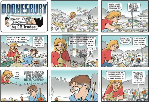 Doonesbury on Sunday March 8, 2009 Comic Strip