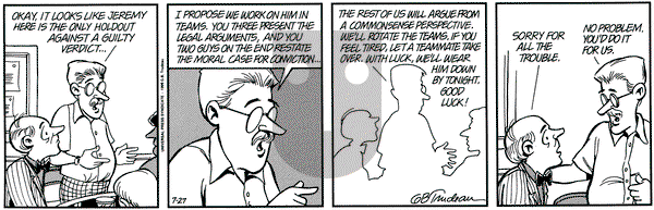 Doonesbury on Wednesday July 27, 1994 Comic Strip