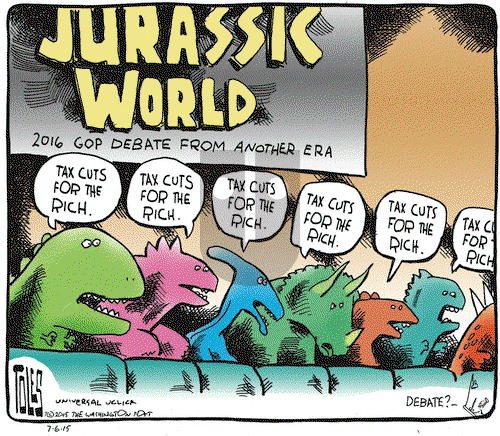 Tom Toles on Monday July 6, 2015 Comic Strip