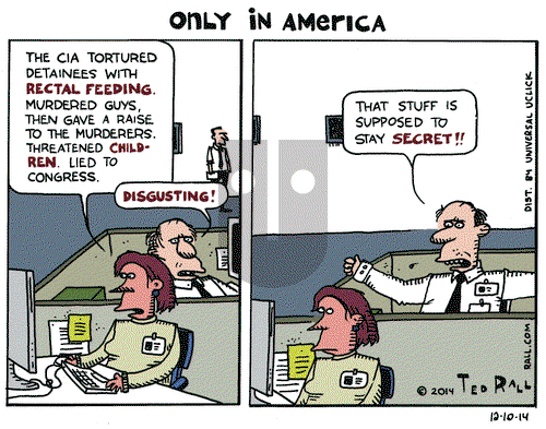 Ted Rall on Wednesday December 10, 2014 Comic Strip
