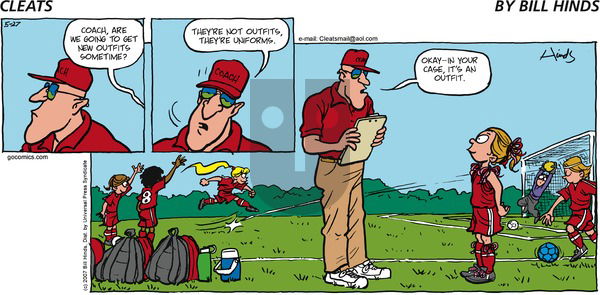 Cleats on Monday May 5, 2025 Comic Strip
