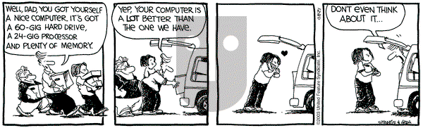 The Buckets on Friday March 21, 2003 Comic Strip