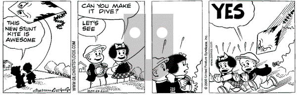 Nancy on Monday May 29, 2000 Comic Strip