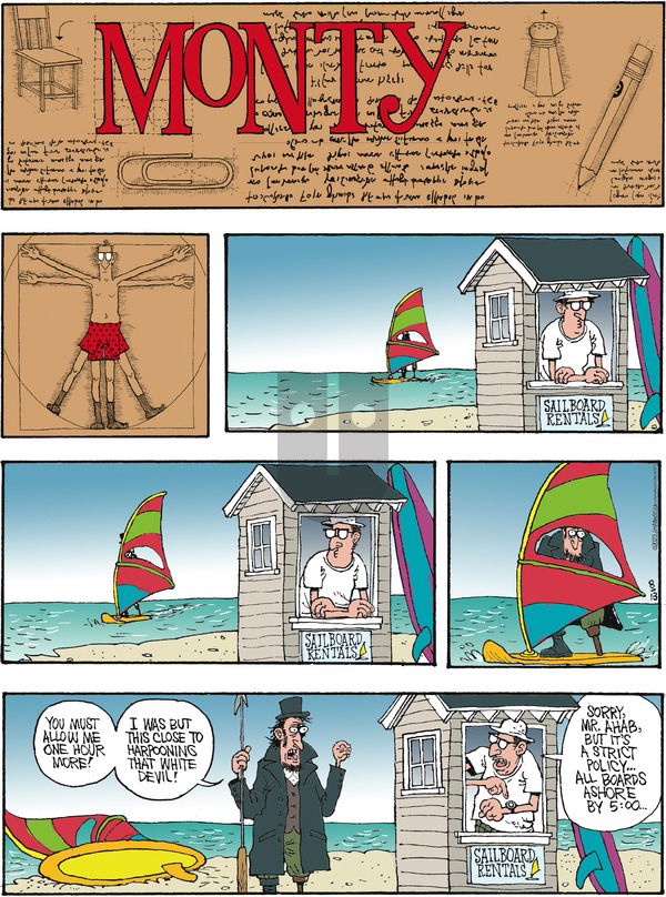 Monty - Sunday August 13, 2023 Comic Strip