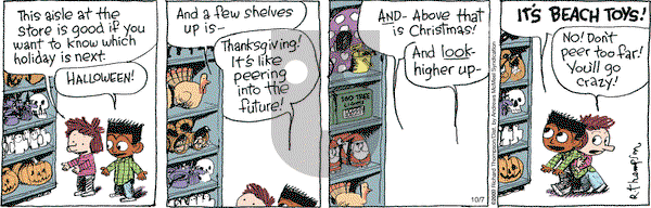 Cul de Sac - Monday October 7, 2019 Comic Strip