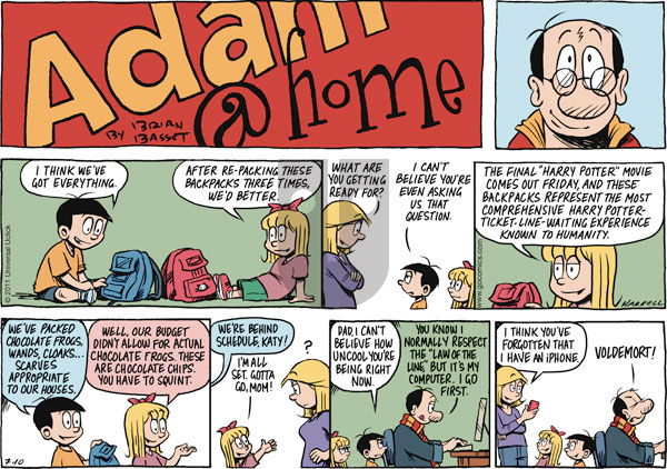 Adam@Home - Sunday July 10, 2011 Comic Strip