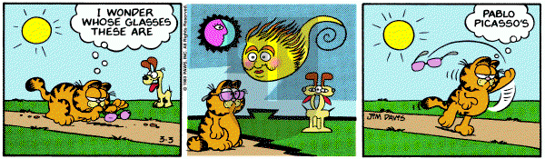 Garfield on Thursday March 3, 1983 Comic Strip